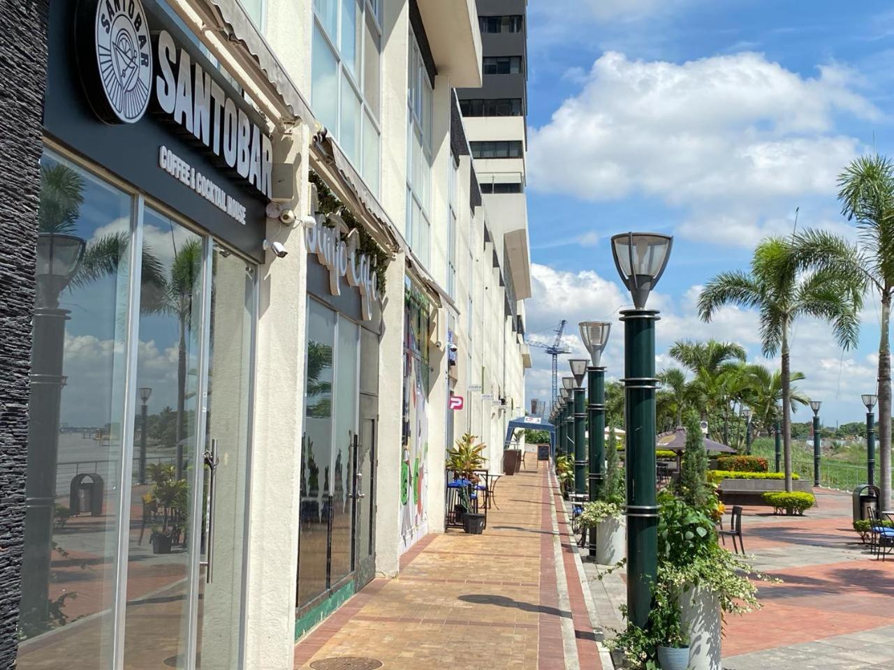 Puerto Santa Ana, Torres Bellini, 2 Dormitorios, Parqueo Guayaquil Eksteriør billede